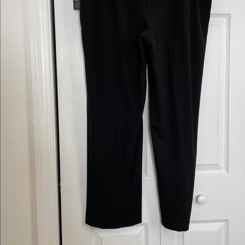 Sag Harbor Slimming Solution Stretch 16P Black straight leg Pants flat front - Picture 10 of 10